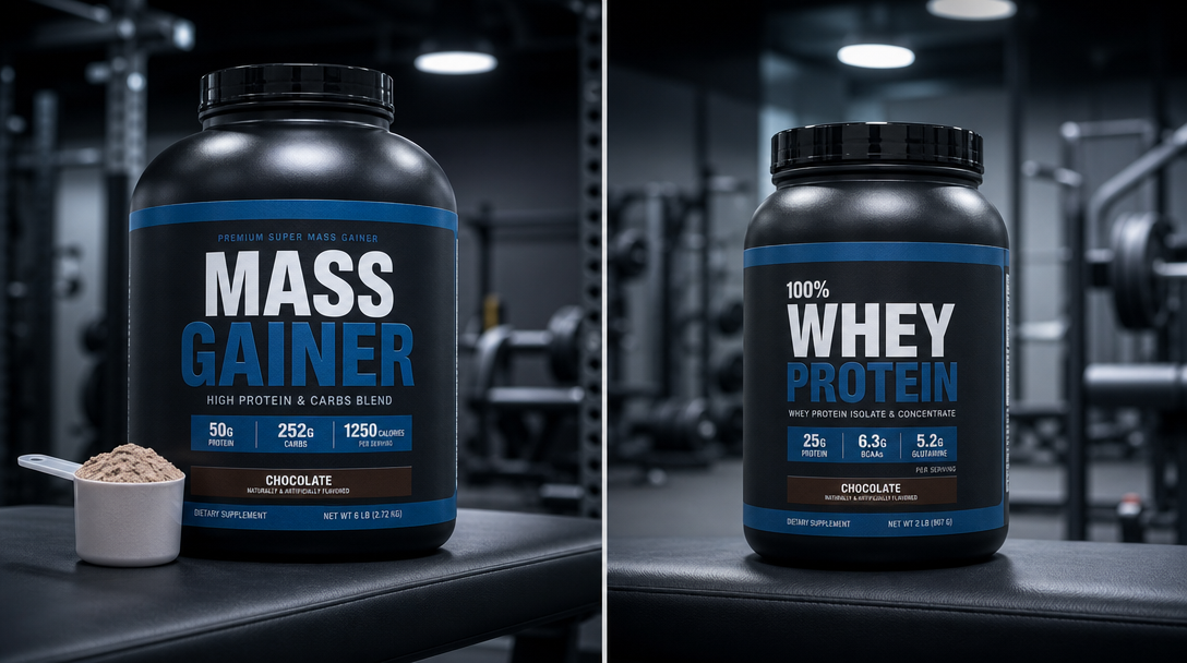 Mass Gainer vs Whey Protein: Which One Fits Your Goals?